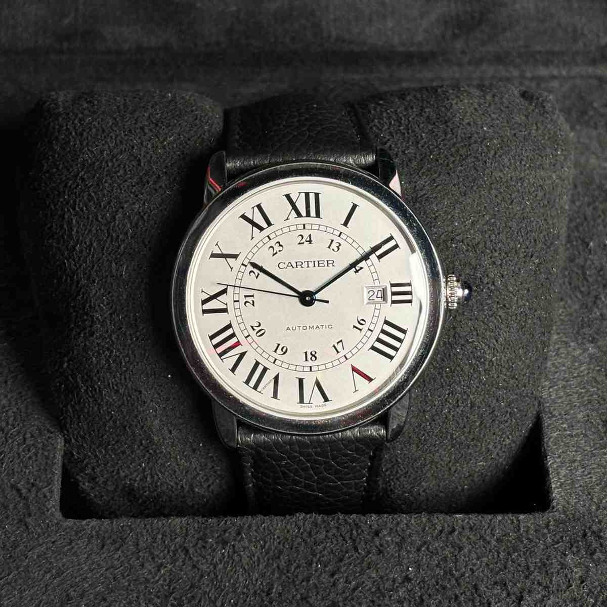 ساعت مردانه کارتیر 42 میلیمتری Cartier Ronde Solo