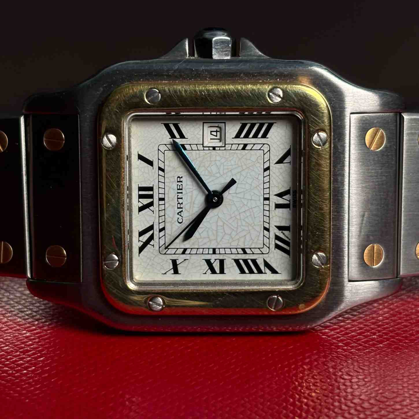 ساعت زنانه کارتیر 29 میلیمتری Cartier Santos Galbee