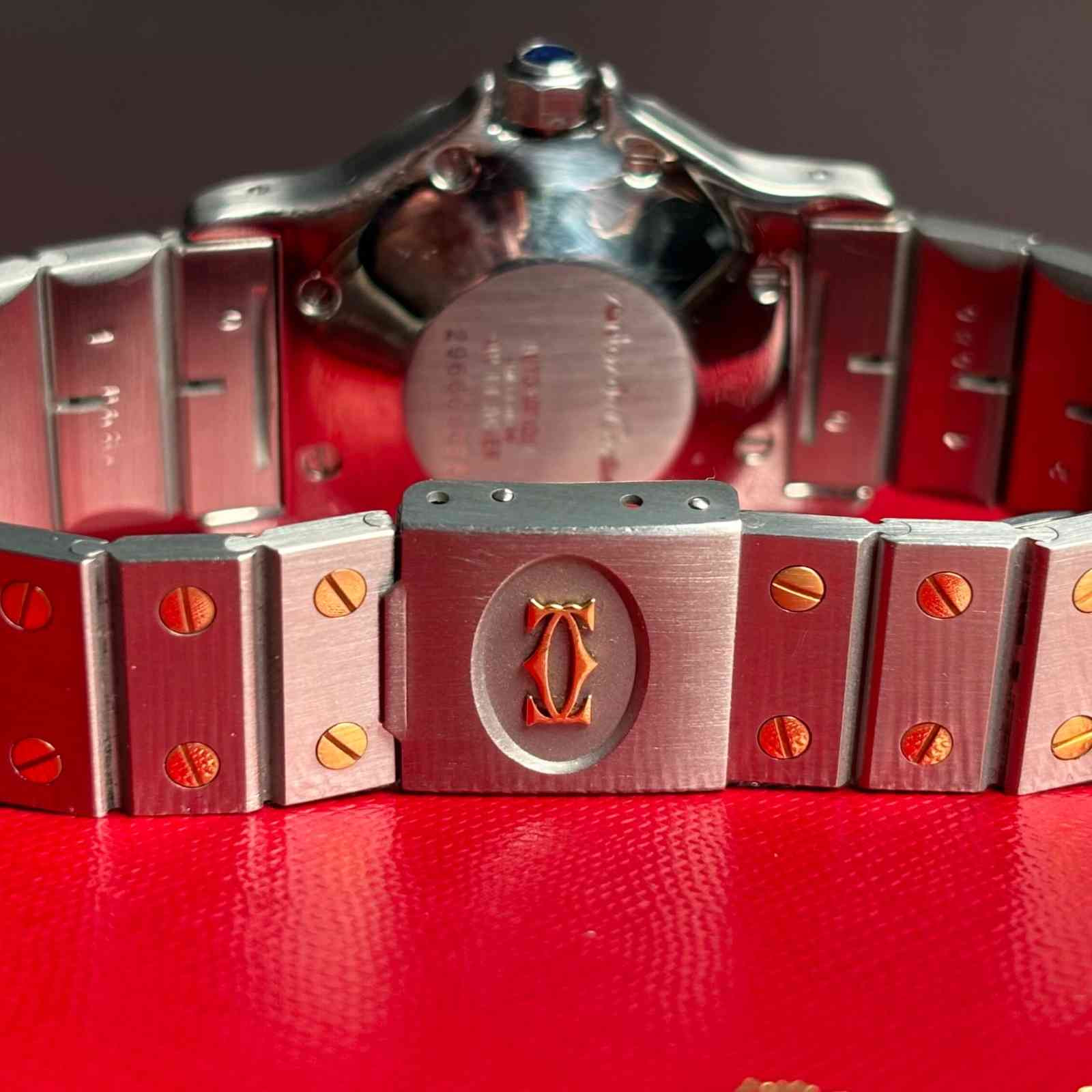 ساعت زنانه کارتیر 30 میلیمتری Cartier Santos Octagon