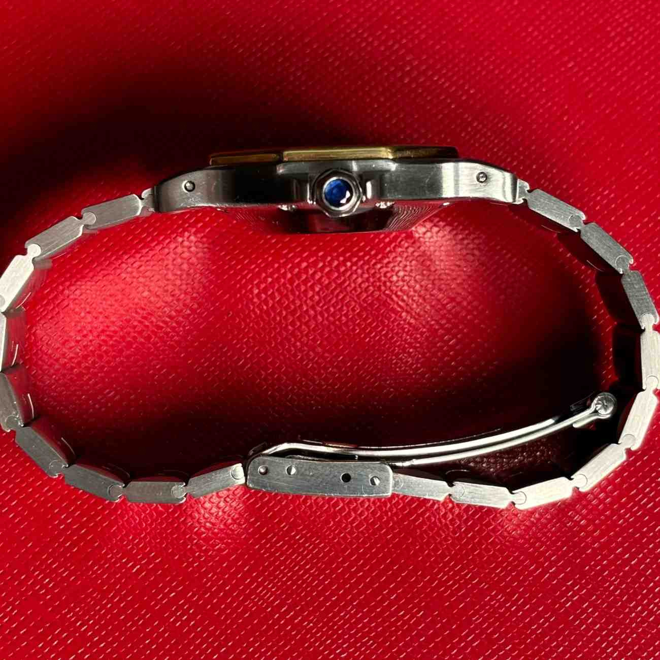 ساعت زنانه کارتیر 30 میلیمتری Cartier Santos Octagon