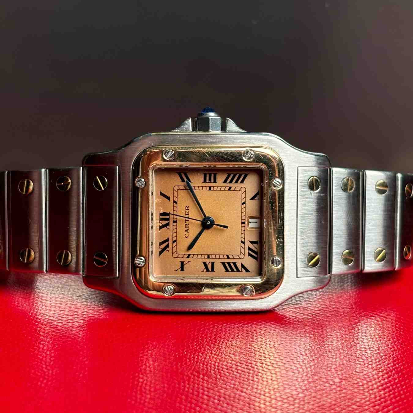 ساعت زنانه کارتیر 29 میلیمتری Cartier Santos Galbee
