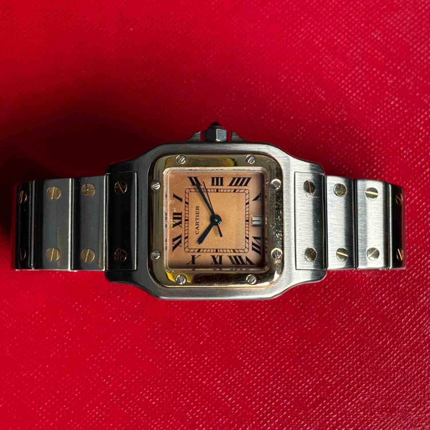 ساعت زنانه کارتیر 29 میلیمتری Cartier Santos Galbee