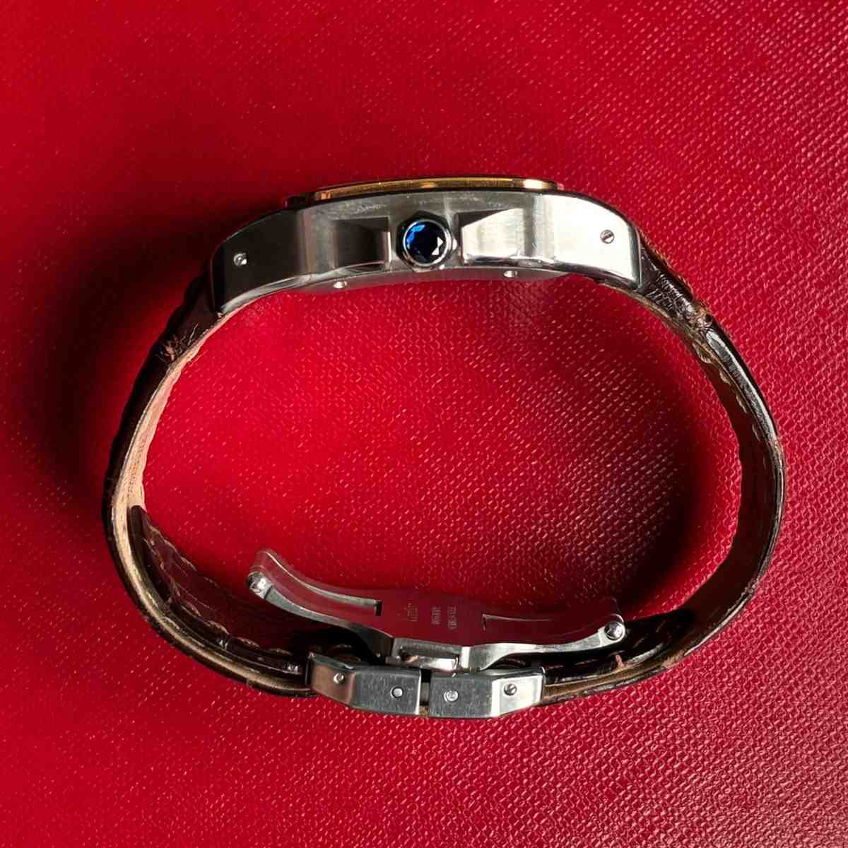 ساعت زنانه کارتیر  36 * 44 میلیمتری Cartier Santos 100