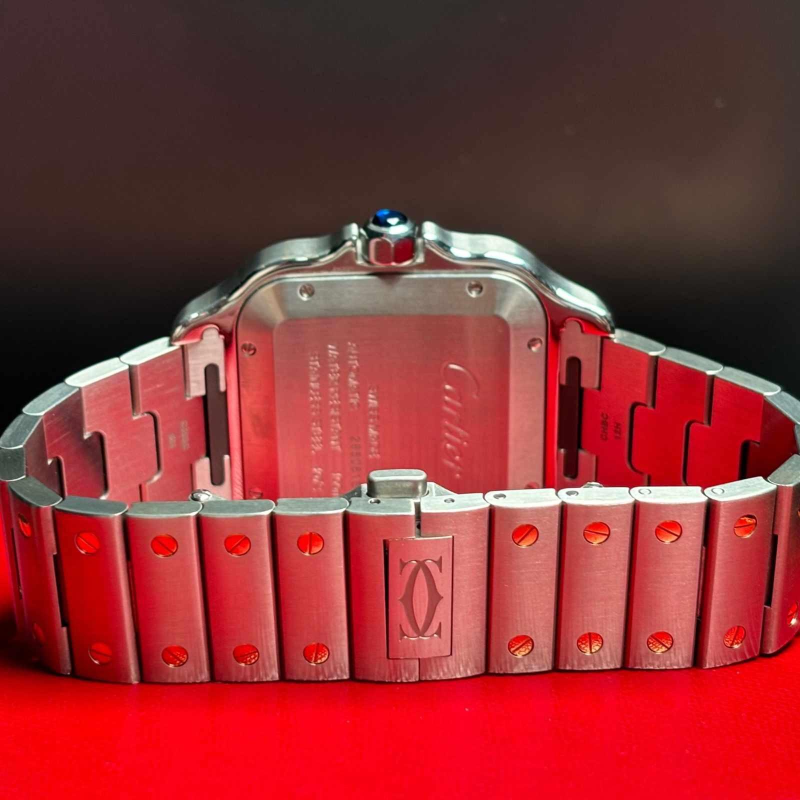 ساعت مردانه کارتیر 38*51 xl میلیمتری Cartier Santos