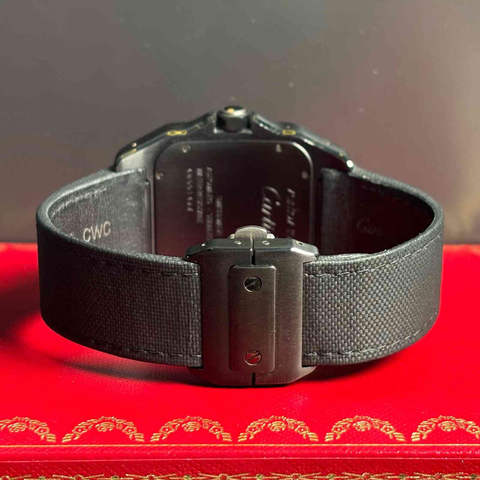 ساعت مردانه کارتیر 38*51 میلیمتری Cartier Santos