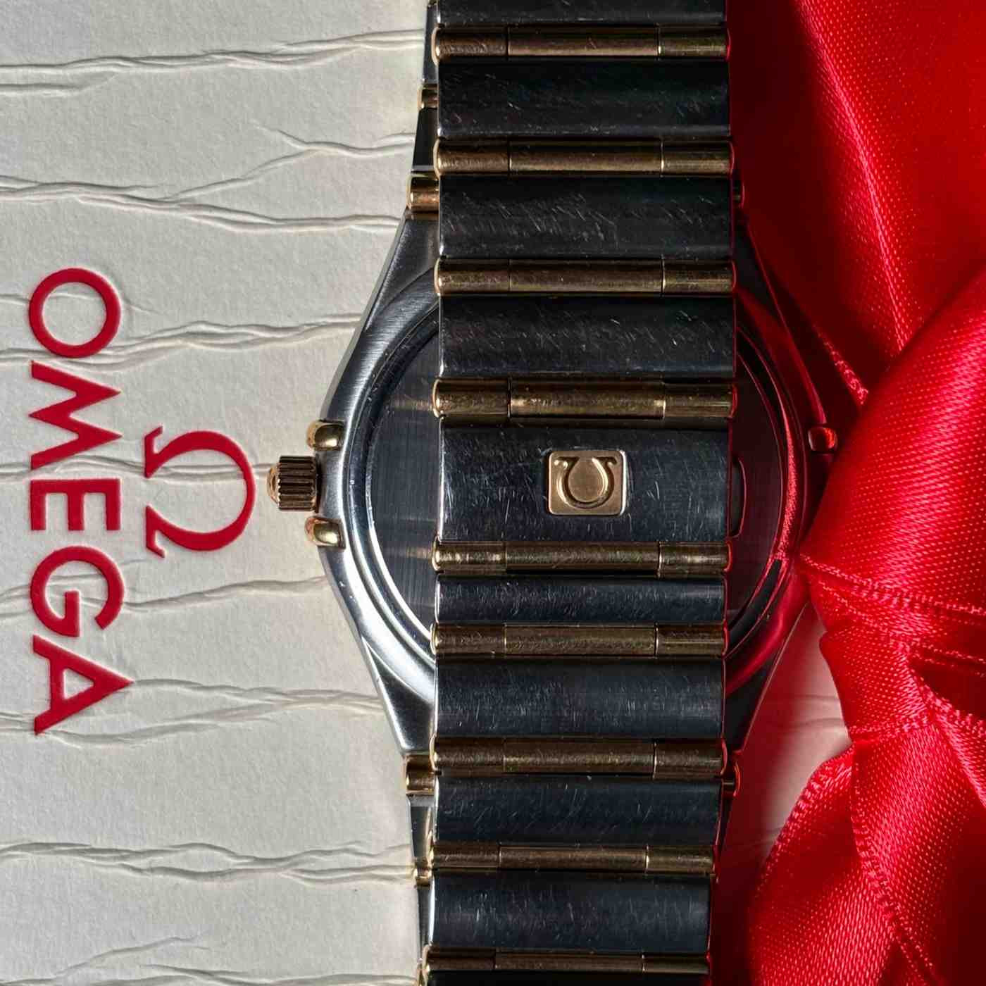 ساعت مردانه امگا 33.5 میلیمیتری تمام میخ طلا Omega Constellation