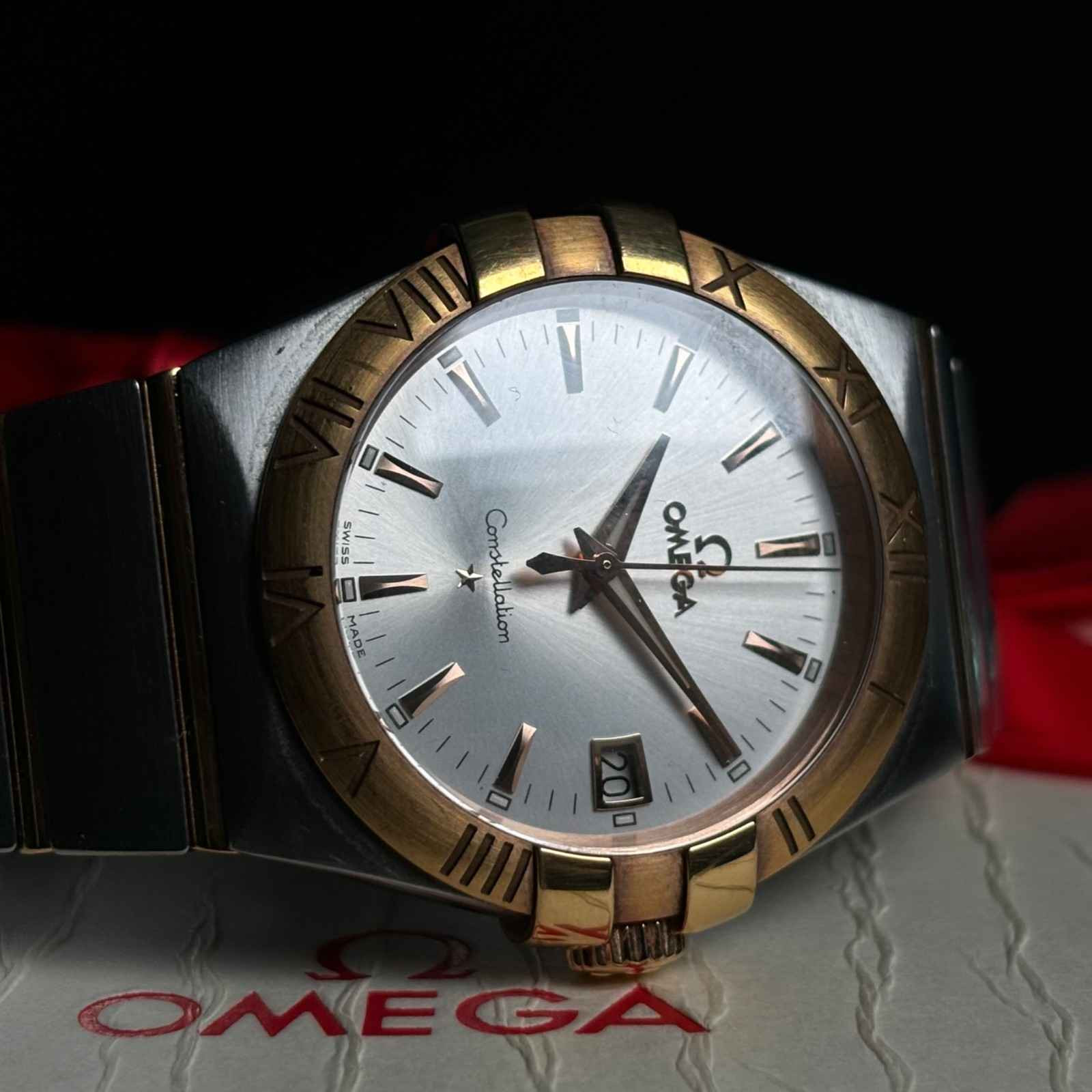 ساعت مردانه امگا 35 میلیمتری  Omega Constellation New Face
