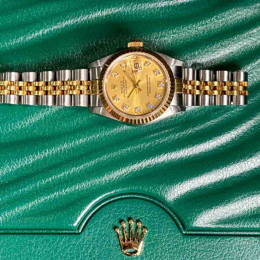 ساعت زنانه رولکس 26 میلیمتری  ROLEX OYSTER PERPETUAL DATEJUST